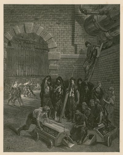 Fábrica de gas de Lambeth, Londres de Gustave Dore